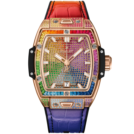 662.OX.9900.LR.0999 | Hublot Spirit of Big Bang King Gold Rainbow 39 mm watch. Buy Online