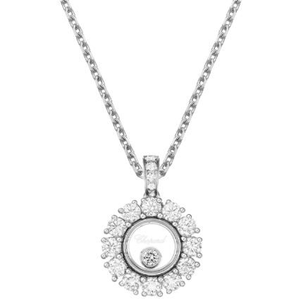 79A609-1001 | Buy Online Chopard Happy Diamonds Icons Joaillerie White Gold Diamond Pendant