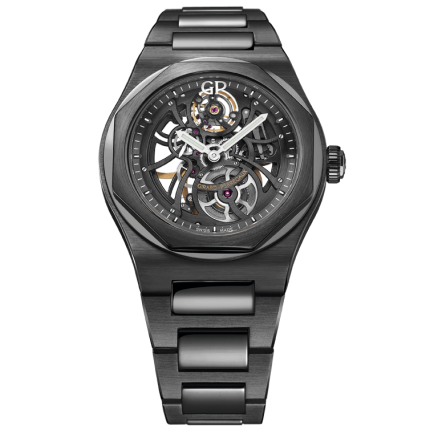 81015-32-001-32A | Girard-Perregaux Laureato Skeleton Ceramic 42 mm watch. Buy Online