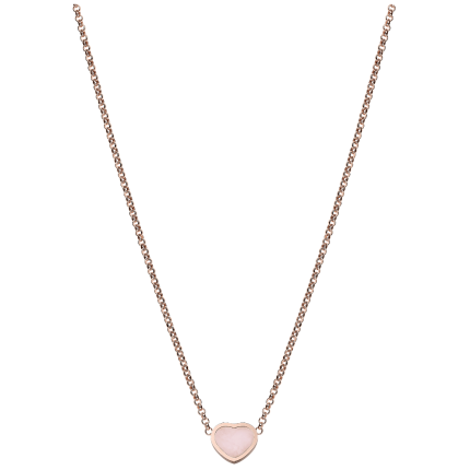 81A086-5620 | Buy Online Chopard My Happy Hearts Rose Gold Opal Necklace