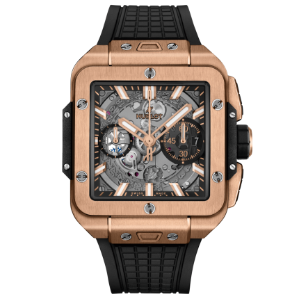 821.OX.0180.RX | Hublot Square Bang Unico King Gold 42 mm watch. Buy Online