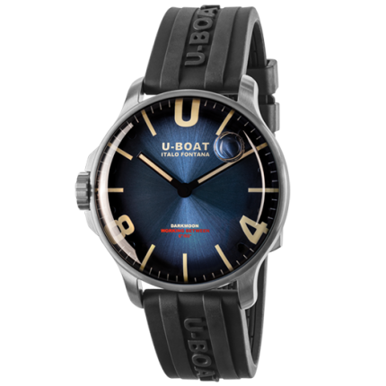 8704/B | U-Boat Darkmoon 44 mm Blue SS Soleil watch. Buy Online