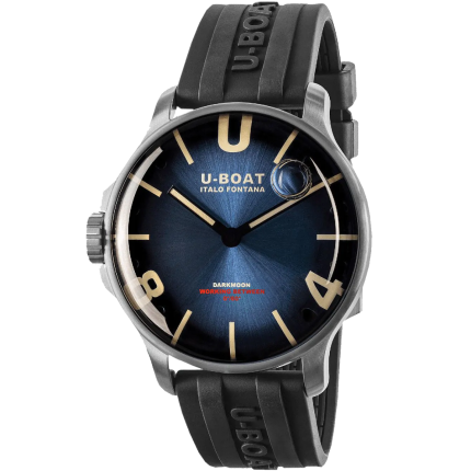 U-Boat Darkmoon Blue SS Soleil Quartz 44 mm 8704/C 