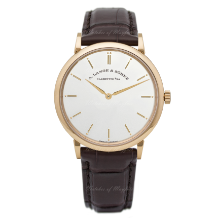 211.032 | A. Lange & Söhne Saxonia Thin pink gold watch. Buy Online