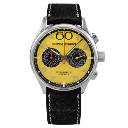 AS.N.PT05-58 | Alexander Shorokhoff Yellowmatic 43.5 mm watch. Buy Online