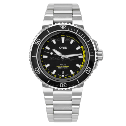 01 733 7755 4154-SET MB | Oris  Aquis Depth Gauge 45.8 mm watch. Buy Online