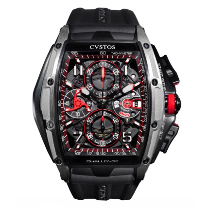 B00107.4172001 | Cvstos Challenge III Chronograph-S Titanium Black Red 53.7 x 41 mm watch | Buy Now