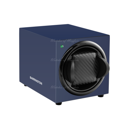 Barrington Single Watch Winder Midnight Blue. Buy Online