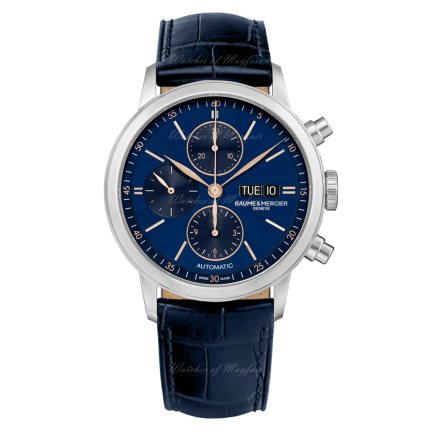 10784 | Baume & Mercier Classima Chronograh Automatic 42 mm watch. Buy Online