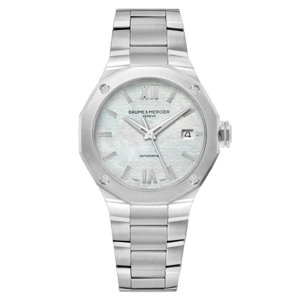 10663 | Baume & Mercier Riviera Steel Diamonds Automatic 36 mm watch | Buy Now