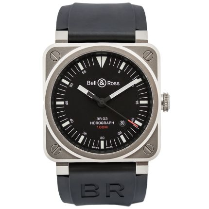 BR0392-HOR-BLC/SRB Bell & Ross Br 03-92 Horograph 42 mm watch. Buy Now