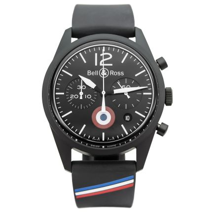 BRV126-BL-CA-CO/FR | Bell & Ross BR-126 Insignia France 41 mm watch | Buy Online