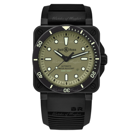 BR0392-D-KA-CE/SRB | Bell & Ross BR 03-92 Diver Military Automatic 42 mm watch | Buy Now