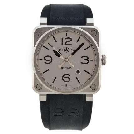 BR0392-GBL-ST/SRB | Bell & Ross Br 03-92 Horoblack 42 mm watch. Buy Online