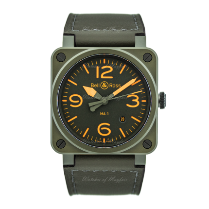 BR0392-KAO-CE/SCA | Bell & Ross Br 03-92 Ma-1 Limited Edition 42mm watch. Buy Online