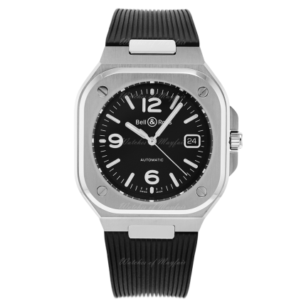 BR05A-BL-ST/SRB | Bell & Ross Br 05 Black Steel 40 mm watch. Buy Online