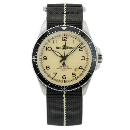 BBRV292-BEI-ST/SF | Bell & Ross Br V2-92 Military Beige 41 mm watch | Buy Now