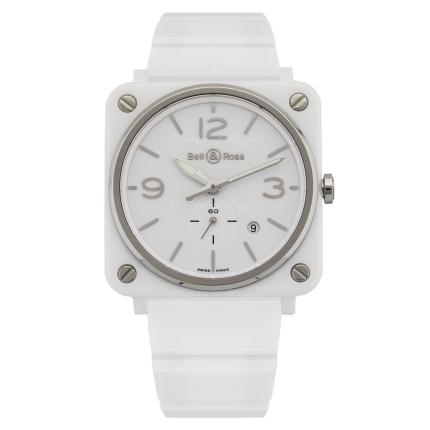 BRS-WH-CES/SCE | Bell & Ross BR S White Ceramic Bracelet 39 mm watch | Buy Online