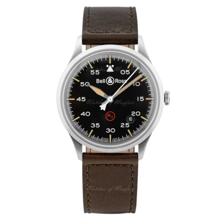 BRV192-MIL-ST/SCA | Bell & Ross Br V1-92 Military 38.5 mm watch. Buy Online