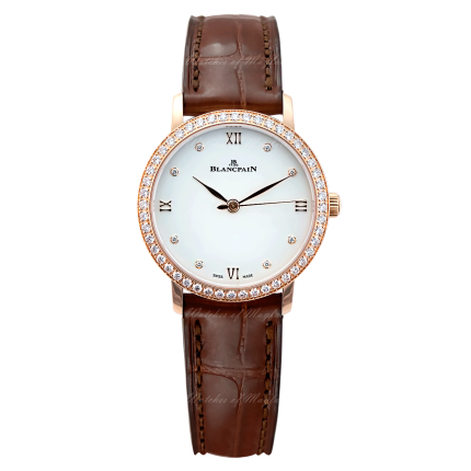 6104-2987-55A | Blancpain Villeret Ultraplate 29.20 mm watch. Buy Now