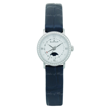 6106-4628-55A | Blancpain Villeret Quantieme Phases de Lune 29.2mm Ladies watch. Buy Online