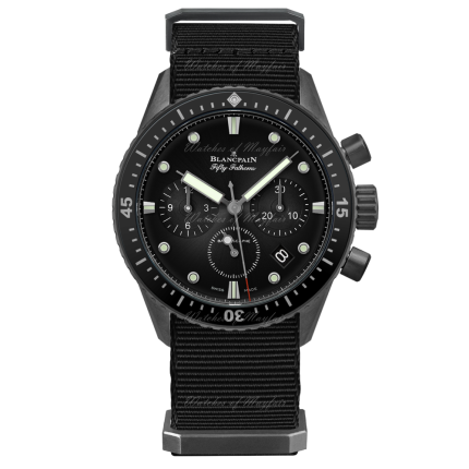 5200-0130-NABA | Blancpain Fifty Fathoms Bathyscaphe Chronographe Flyback 43.6 mm watch. Buy Online