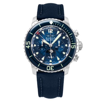 5066F-1140-52B | Blancpain Fifty Fathoms Chronograph Flyback Quantieme Complete Calendar | Buy Now