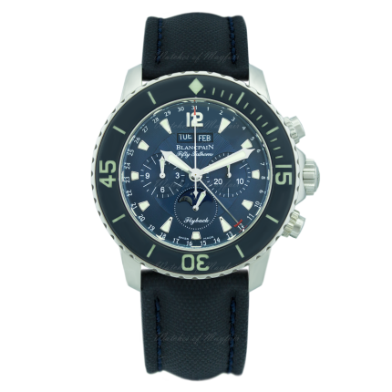 5066F-1140-52A | Blancpain Fifty Fathoms Chronographe Flyback Quantieme 45 mm watch | Buy Online