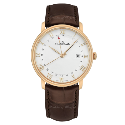 6662-3642-55B | Blancpain Villeret GMT 40mm watch. Buy Online