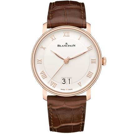 6669-3642-55A | Blancpain Villeret Grande Date Automatic 40 mm watch. Buy Online