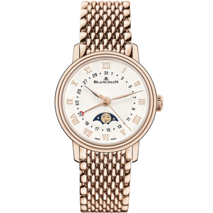 6106-3642-MMB | Blancpain Villeret Quantieme Phases de Lune Automatic 29.2 mm watch. Buy Online