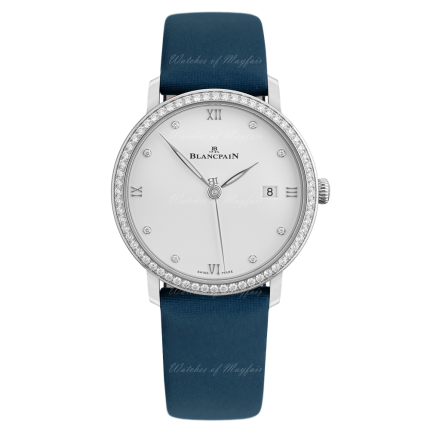 6224-4628-95A | Blancpain Villeret Ultraplate Diamonds Automatic 38 mm watch. Buy Online