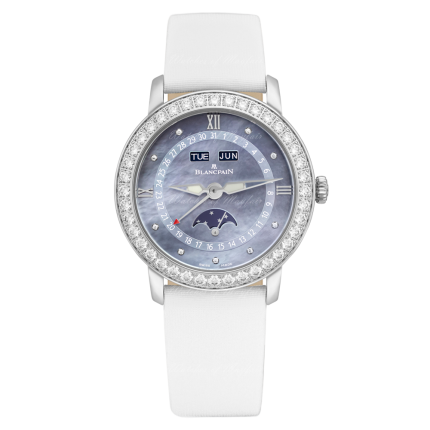 3663-4654L-52B | Blancpain Women Quantieme Complet 35 mm watch. Buy Online