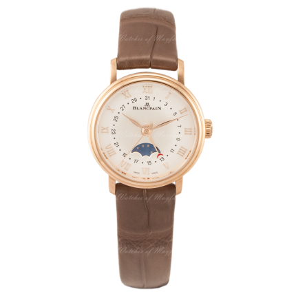 6106-3642-55A | Blancpain Villeret Quantieme Phases De Lune 29.20mm watch. Buy Online