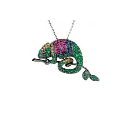 JCP00012 | Buy Boucheron A Collection of Animals Chameleon Pendant