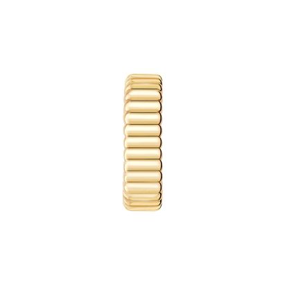 JCO01369 | Buy Boucheron Grosgrain Yellow Gold Single Clip Earring