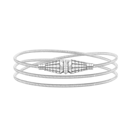 JBT00793 | Boucheron Jack de Boucheron White Gold Diamond Bracelet