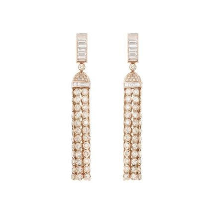 JCO01206M | Buy Online Boucheron Pompon Pink Gold Diamond Earrings