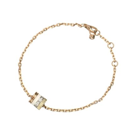 JBT00506 | Boucheron Quatre Rose&White&Yellow Gold Diamond Bracelet