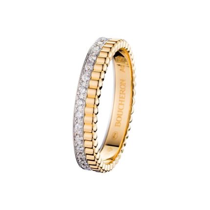 JAL00134 | Buy Online Boucheron Quatre White and Yellow Gold Ring