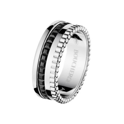 JRG01790 | Buy Online Boucheron Quatre White Gold Black PVD Ring