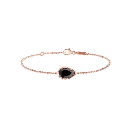 JBT00642M |Buy Online Boucheron Serpent Boheme Pink Gold Onyx Bracelet