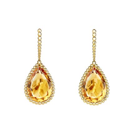 JCO01261|Boucheron Serpent Bohème Couleur Yellow Gold Citrine Earrings