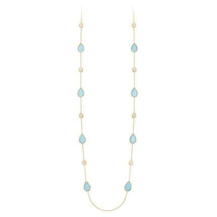 JCL01047 | Buy Boucheron Serpent Bohème Yellow Gold Turquoise Necklace