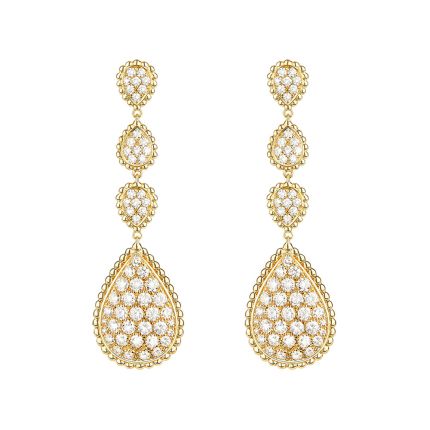 JCO01289 | Boucheron Serpent Bohème Diamants Yellow Gold Earrings