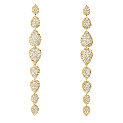 JCO01447 | Boucheron Serpent Bohème Diamants Yellow Gold Earrings