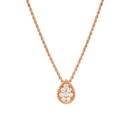 JPN00552 | Buy Boucheron Serpent Boheme Rose Gold Diamond Pendant