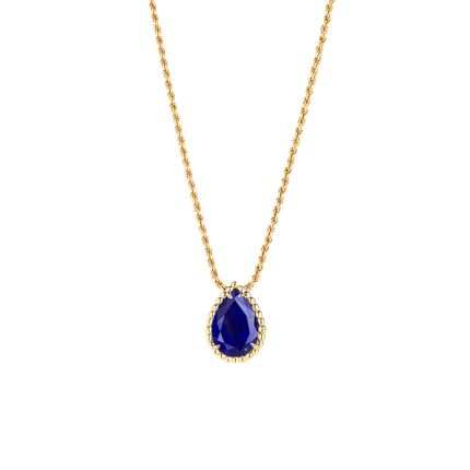 Boucheron Serpent Boheme Yellow Gold Lapis Lazuli Pendant JPN00566