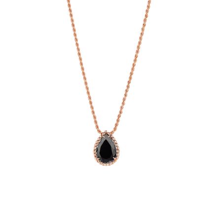 JPN00577 | Buy Online Boucheron Serpent Boheme Rose Gold Onyx Pendant