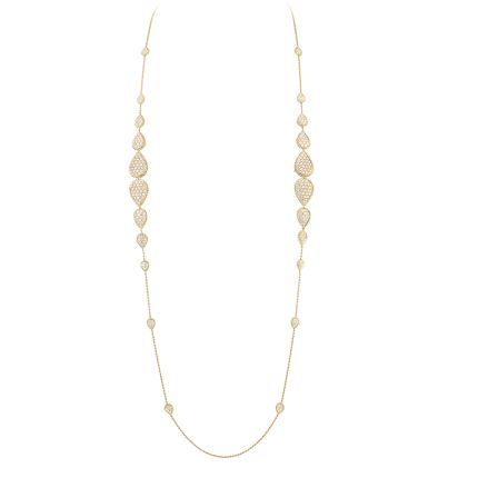 JCL01142 | Boucheron Serpent Boheme Yellow Gold Diamond Long Necklace